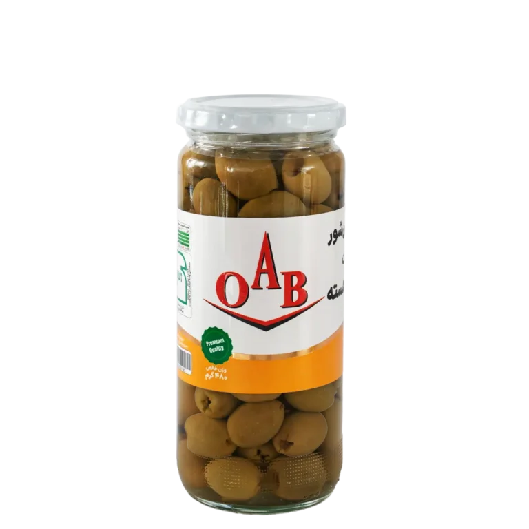 زیتون شور درشت بی‌هسته ۵۰۰ گرمی OAB