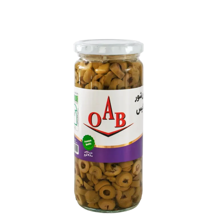 زیتون شور اسلایس ۵۰۰ گرمی OAB