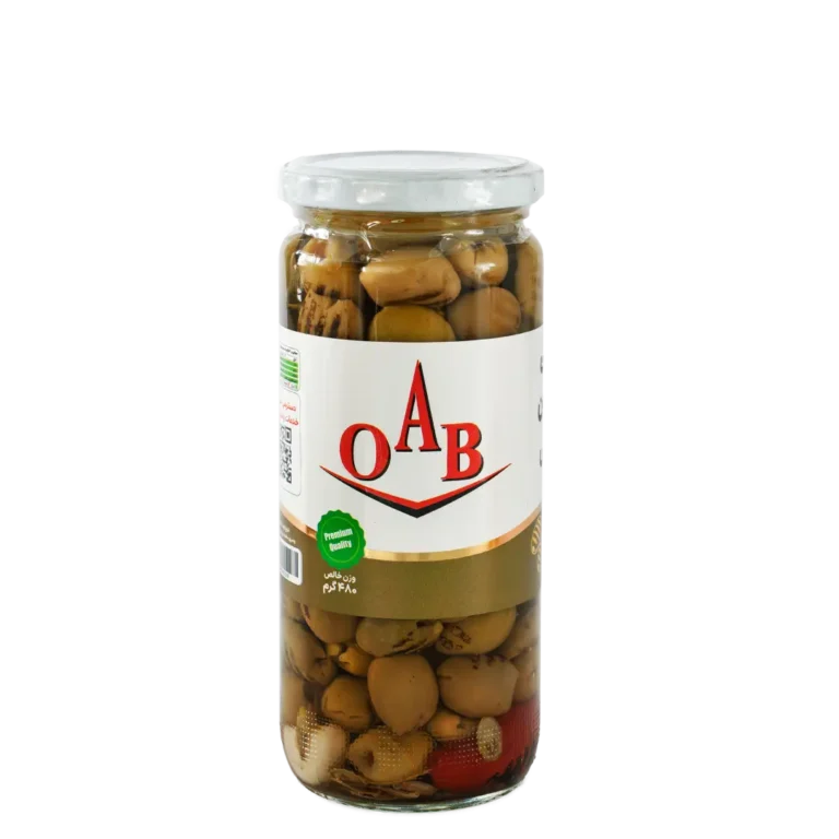 ترشی زیتون کبابی ۵۰۰ گرمی OAB