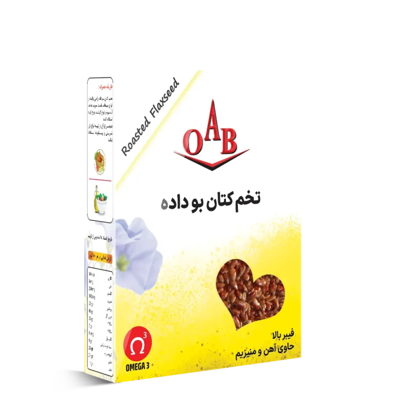 تخم کتان بو داده ۲۰۰ گرمی OAB